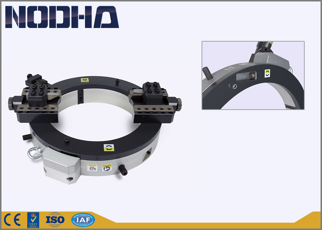 Coupe fendue de tuyau de cadre de NODHA et design compact taillant de machine 