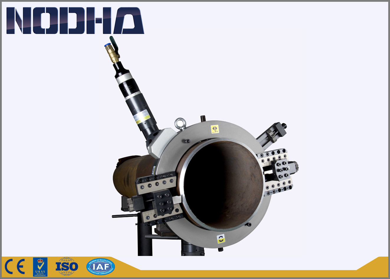 Coupeur de tuyau/découpeuse froids conduits pneumatiques tuyau de bloc supérieur avec le corps en acier